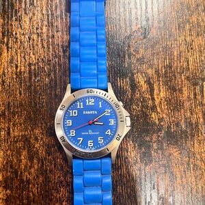 Dakota Blue Silicone Strap Watch